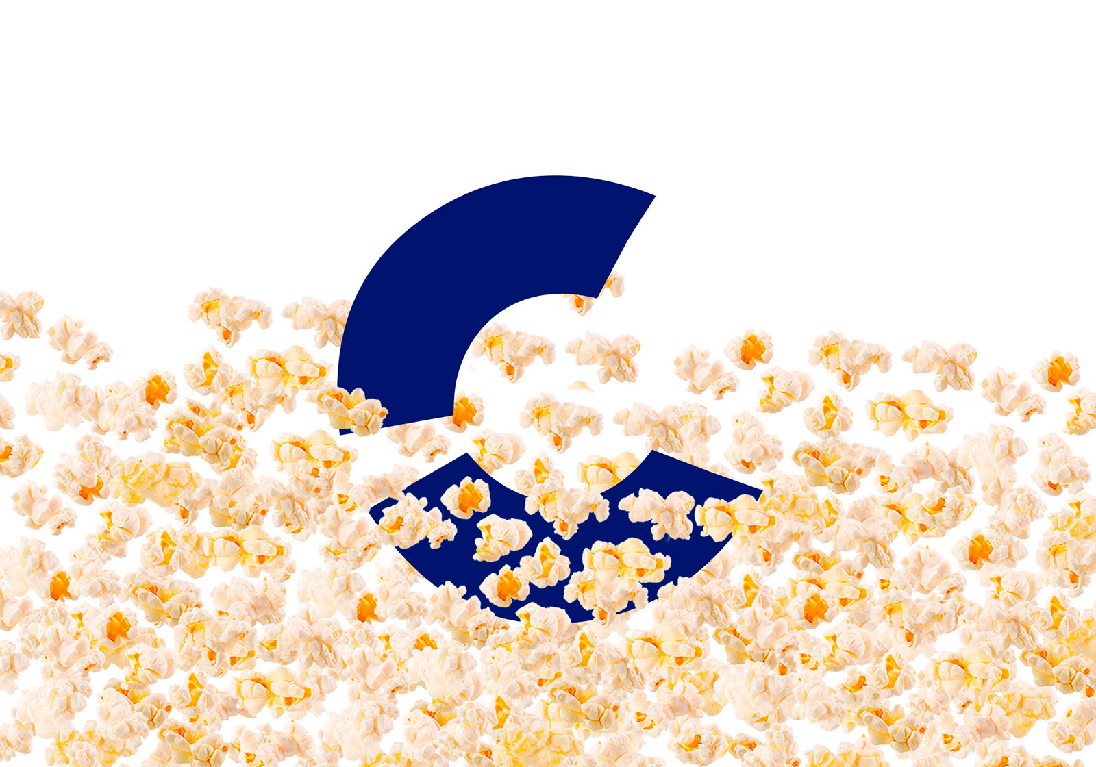 Portada mostrando el logo de Cine Yelmo con palomitas de fondo.